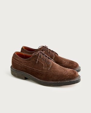 J.Crew Alden For Suede Longwing Bluchers With Crepe Soles - Brown