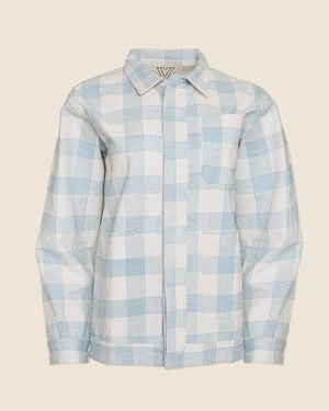 J.Crew Sz Blockprints Field Jacket - Blue