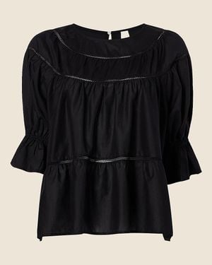 J.Crew Merlette Sol Top - Black