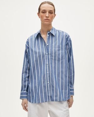 J.Crew Étienne Oversized Shirt - Blue