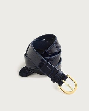 J.Crew Classic Belt - Blue