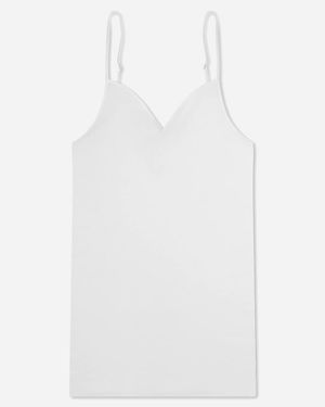 J.Crew Cotton Seamless V-neck Camisole - White