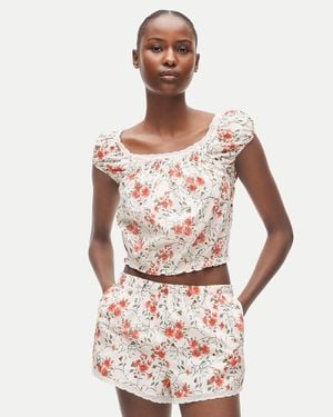 J.Crew Garden Floral Pajama Short Set - Multicolor