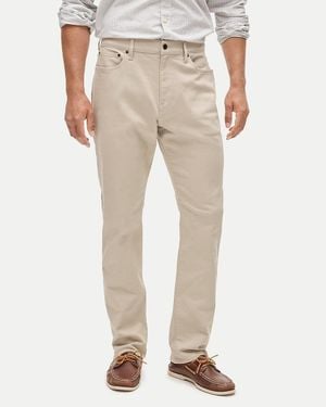 J.Crew Athletic Straight-Fit Bergen Five-Pocket Pant - Natural