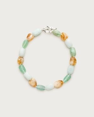 J.Crew Limited-Edition Zycloom X Mixed Stone Necklace - Metallic