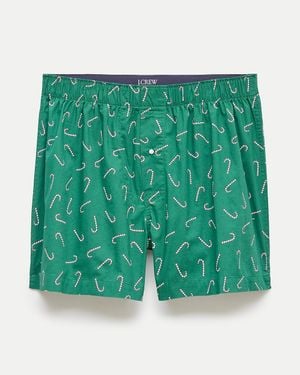 J.Crew Printed Boxers - Green