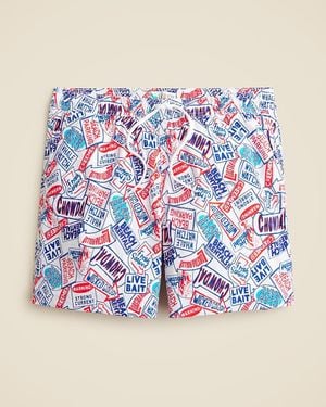 J.Crew 6' Stretch Swim Trunk - Blue
