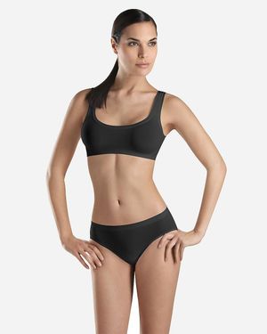 J.Crew Hanro Touch Feeling Crop Top - Black