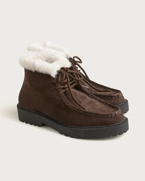 J.Crew Lug-Sole Boots - Brown