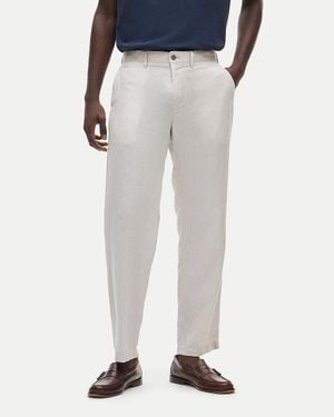 J.Crew Classic-Fit Linen Trouser - Natural