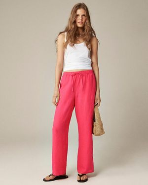 J.Crew Petite New Soleil Pant - Red