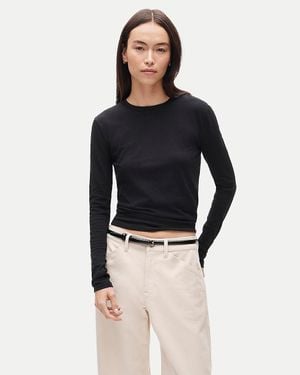 J.Crew Vintage Jersey Long-Sleeve T-Shirt - Blue