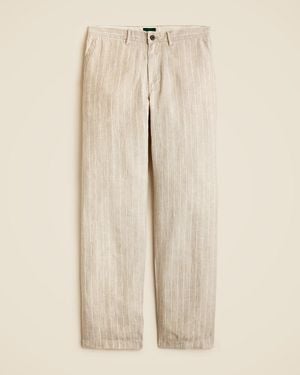 J.Crew Classic-Fit Linen Trouser - Natural