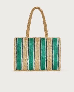 J.Crew Handknotted Straw Tote Bag - Multicolor
