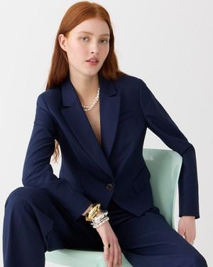 J.Crew Cropped Blazer - Blue