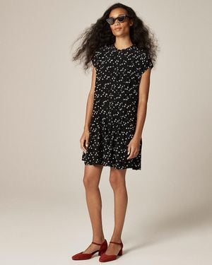 J.Crew Pintuck Shift Dress - Black