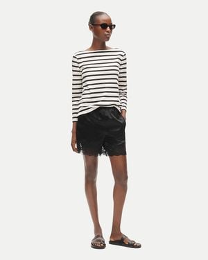 J.Crew Cosmo Lace-Trim Short - White
