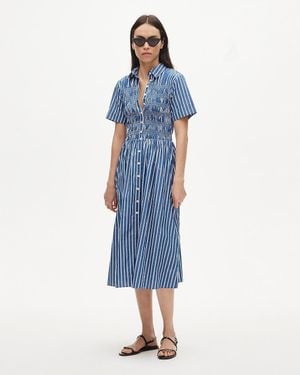 J.Crew Petite Elsie Shirt-Dress - Blue