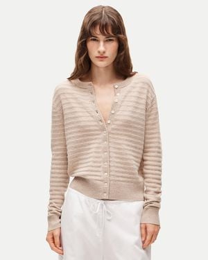 J.Crew Perfect Cashmere Cardigan - Natural