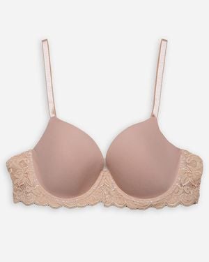 J.Crew Hanro Luxury Moments T-Shirt Bra - Pink