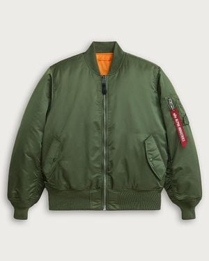 J.Crew Alpha Industries Ma-1 Heritage Bomber Jacket - Green