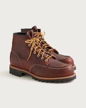 J.Crew Wing Heritage 6' Roughneck Leather Boots - Brown