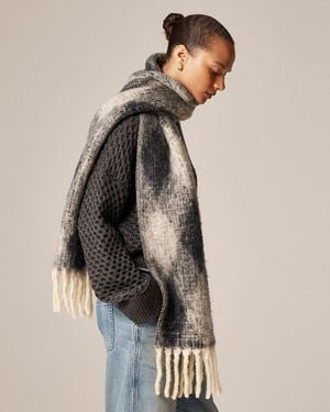 J.Crew Brushed Woven Scarf - Natural
