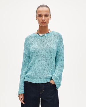 J.Crew Montauk Pullover Sweater - Blue