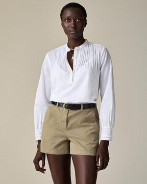 J.Crew "4" Heritage Chino Short" - Natural