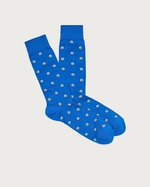 J.Crew Anchor Critter Socks - Blue