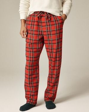 J.Crew Flannel Pajama Pant - Red