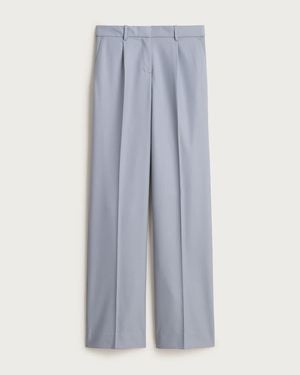 J.Crew Tall Relaxed-Fit Pleated Pant - Blue