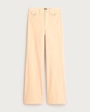 J.Crew Wide-Leg Trouser - Natural