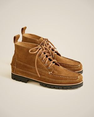 J.Crew Suede Work Chukka Boots With Lug Soles - Brown
