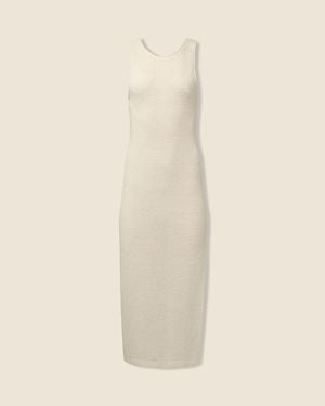 J.Crew Onia Linen Knit Scoopback Maxi Dress - Natural