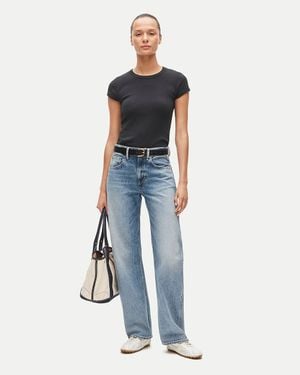 J.Crew Zoe Barrel Jean - Blue