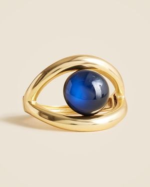 J.Crew Glass Stone Cuff Bracelet - Blue