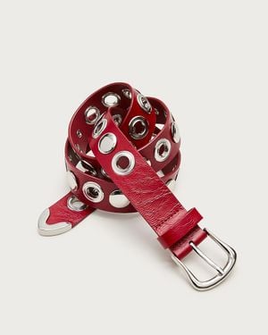 J.Crew Grommet Belt - Pink