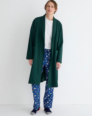 J.Crew Fleece Robe - Green