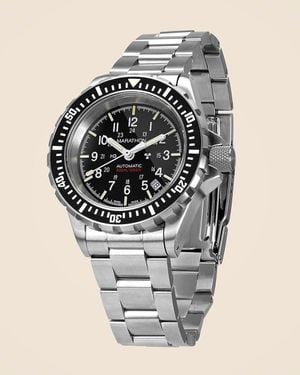 J.Crew Marathon Watch Company Large Diver's Automatic (Gsar) - Metallic