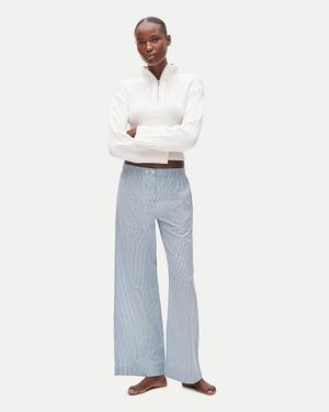 J.Crew Classic Pajama Pant - White