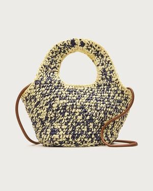 J.Crew Small Handwoven Tote - Metallic