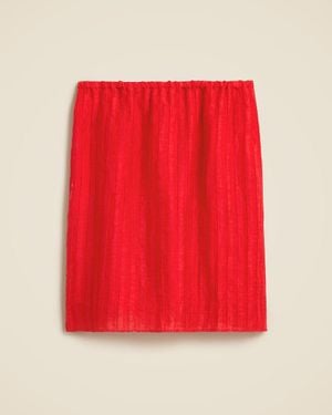 J.Crew Textured Linen-Blend Skirt