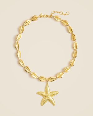 J.Crew Metallic Puka Shell Necklace