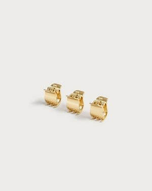 J.Crew Metallic Mini Claw Clips Three-Pack