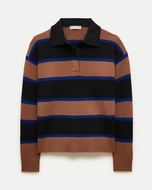 J.Crew Relaxed Sweater-Polo - Blue