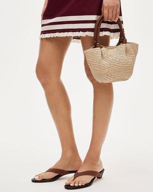 J.Crew Small Handknotted Top-Handle Bag - Brown