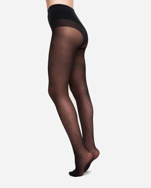 J.Crew Swedish Stockings Doris Dot Tights - Black