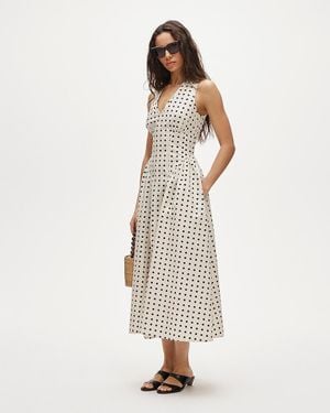 J.Crew V-Neck Dress - Natural