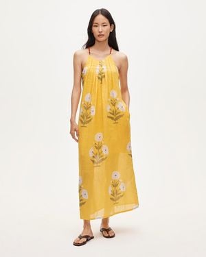 J.Crew Beaded-Strap Dress - Metallic